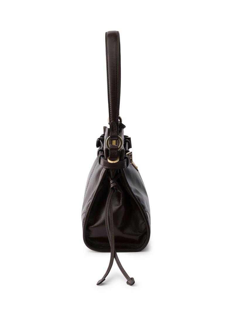 PRADA BONNIE SMALL LEATHER HANDBAG