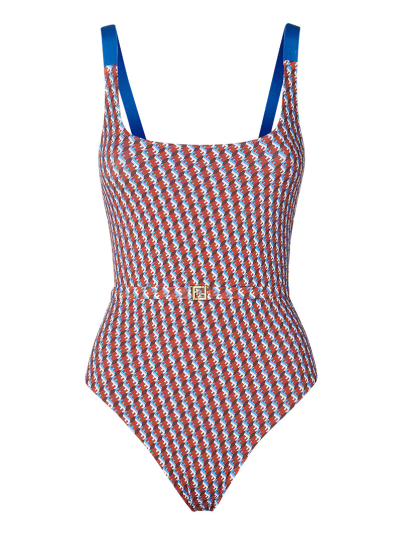 RED AND BLUE FF LYCRA® INNER SWIMSUIT