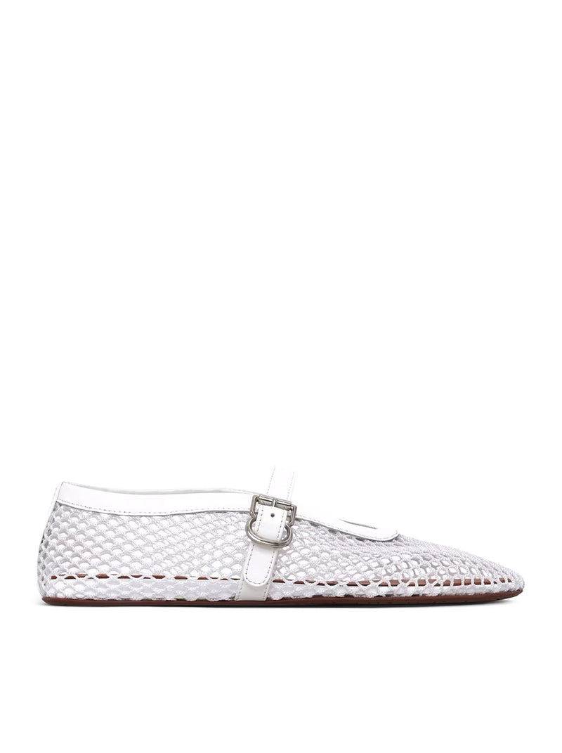 FLAT MESH BALLERINAS