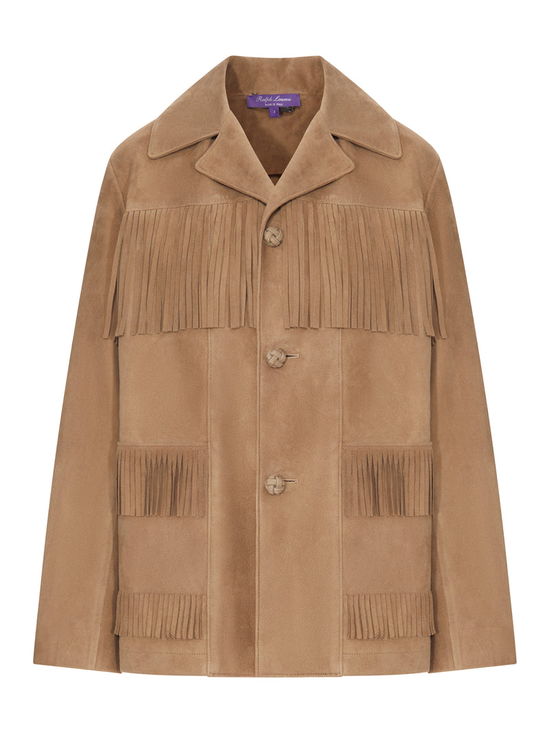 WESTERN SUEDE JACKET WITH FRINGES