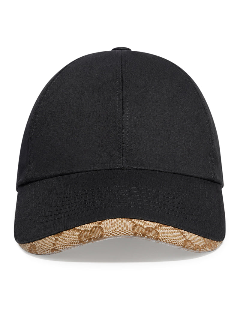 COTTON FABRIC BASEBALL CAP