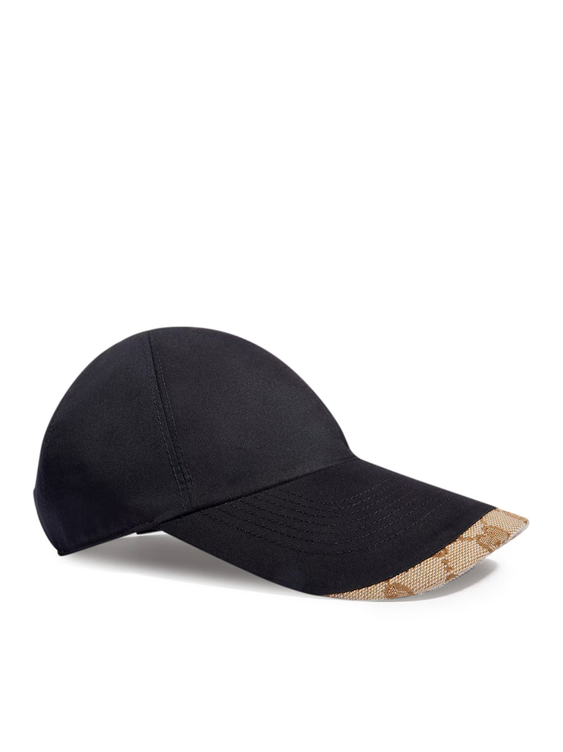 COTTON FABRIC BASEBALL CAP