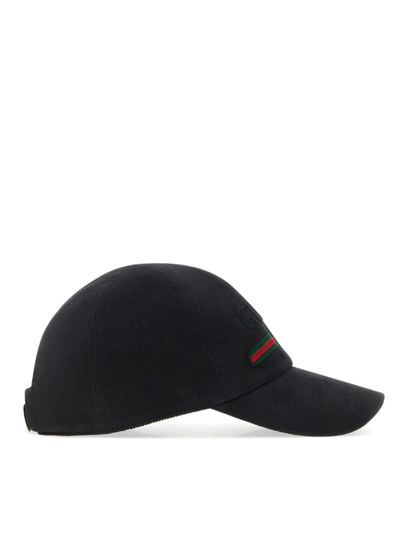 COTTON BASEBALL CAP WITH EMBROIDERY