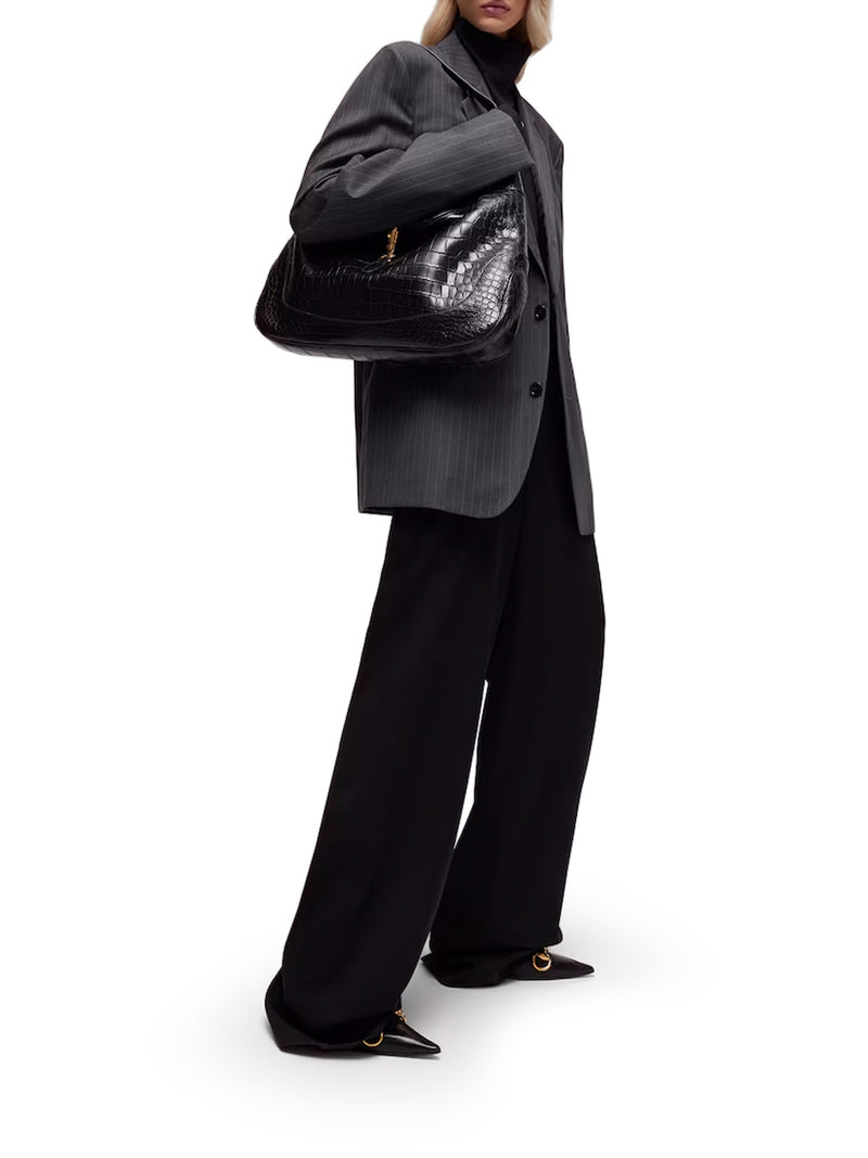 PINSTRIPED WOOL JACKET