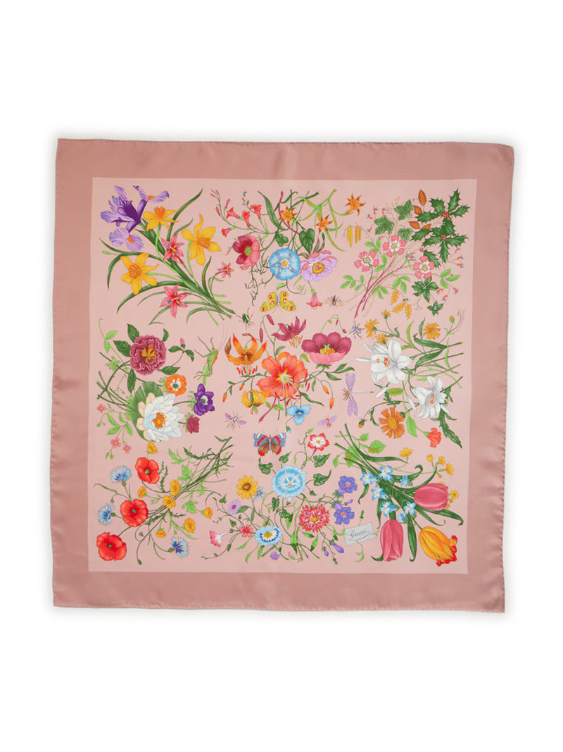 PRINTED SILK TWILL SCARF