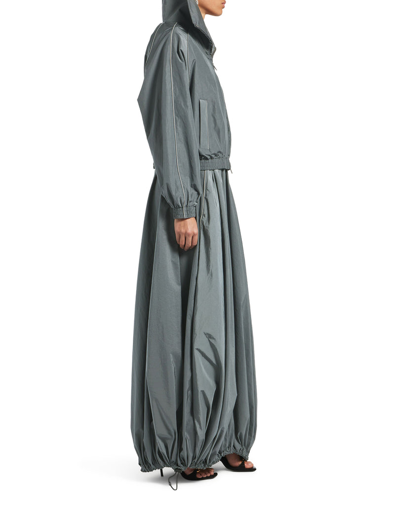 BODIES HIGH NECK JACKET IN TECHNICAL COTTON POPLIN