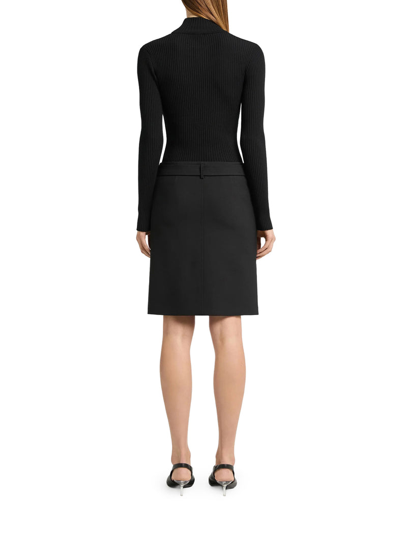RIBBED SWEATER WITH CUT-OUT DETAIL
