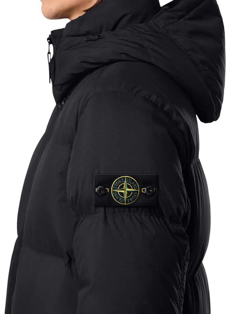 TEAR-PROOF DOWN JACKET WITH DETACHABLE HOOD
