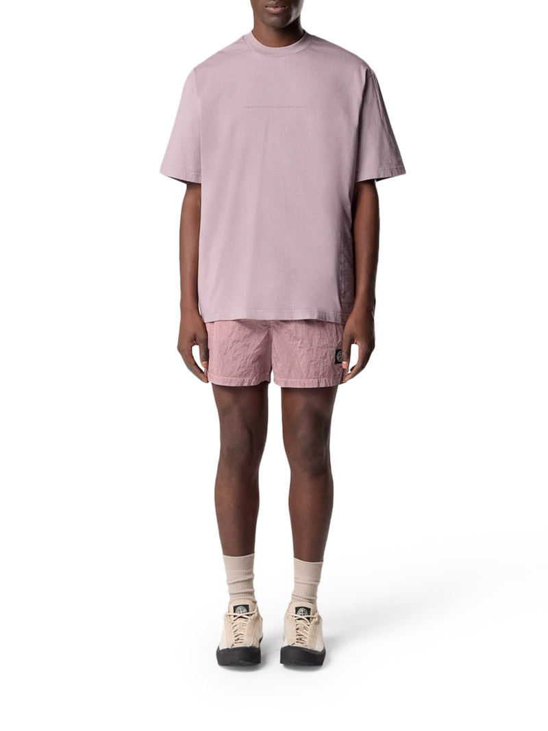 PINK COMPASS LOGO SWIMSUIT