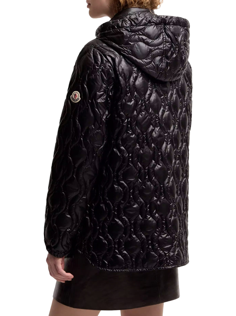 MIDI BALETTE DOWN JACKET WITH GEOMETRIC QUILTING
