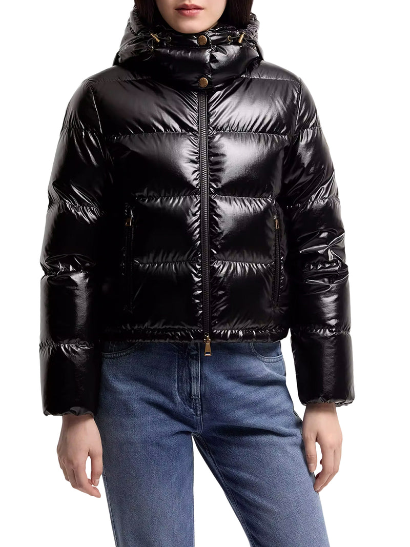 NIVEOLE SHORT NYLON DOWN JACKET