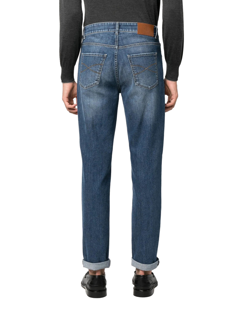 MEDIUM WASH DENIM JEANS