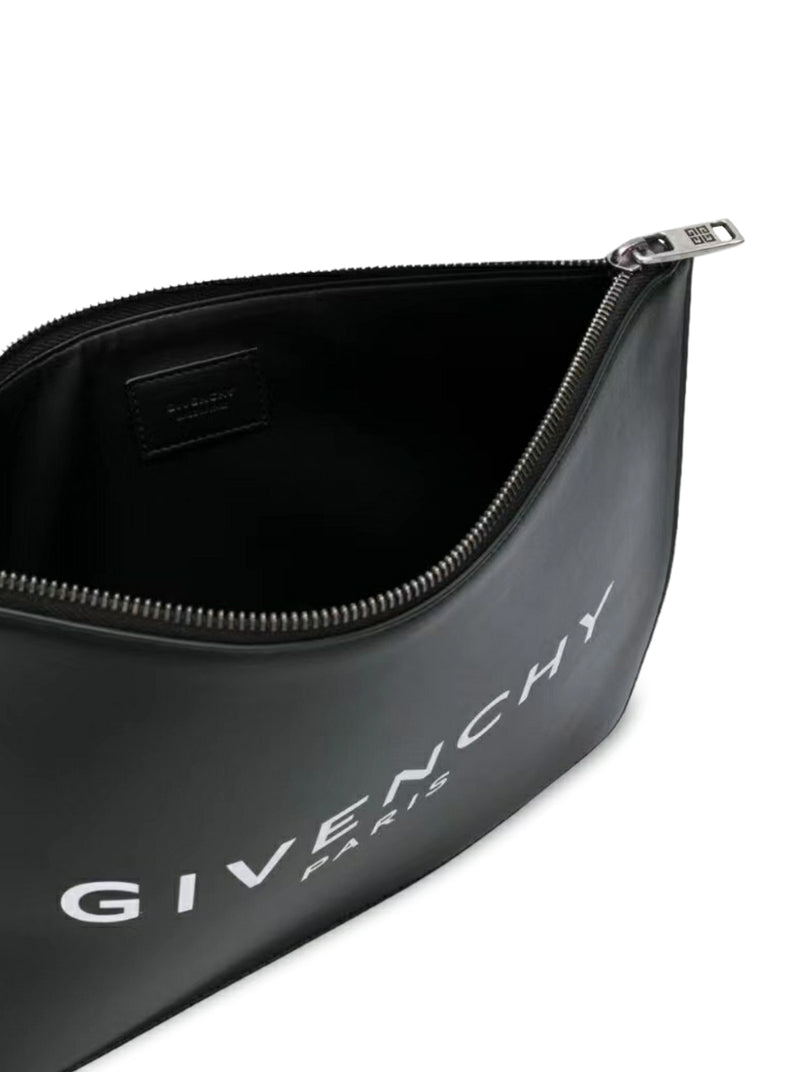 GIVENCHY LEATHER CLUTCH WITH LOGO