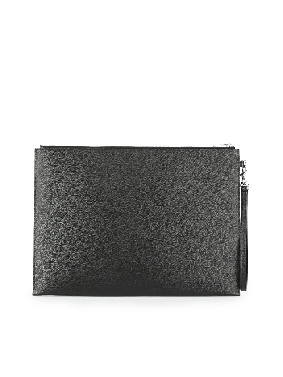 Black leather pouch