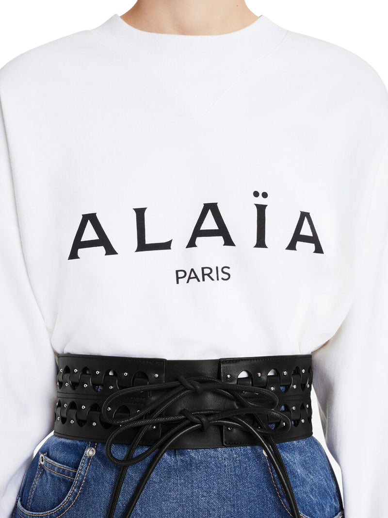 Alaïa logo sweatshirt