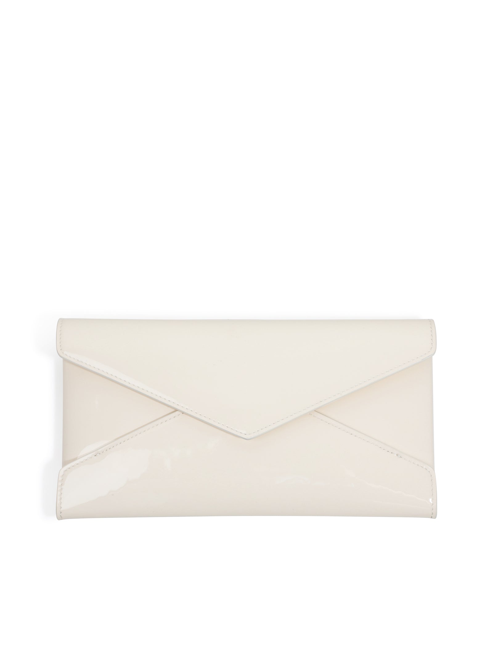 LETTER ENVELOPE CLUTCH IN PAINTED LEATHER
