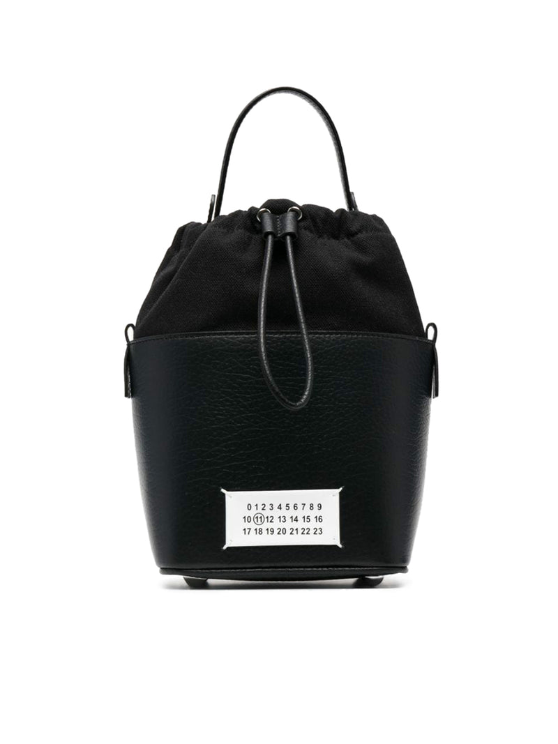 5AC number patch bucket bag