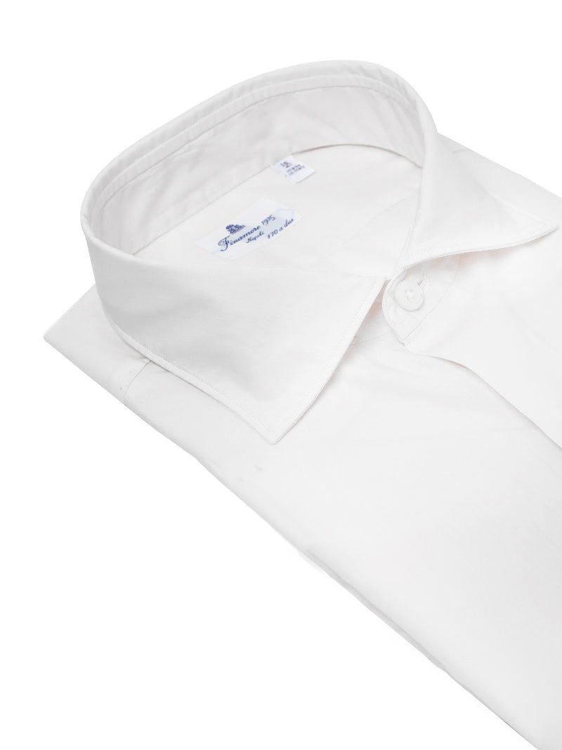 long-sleeve wingtip-collar shirt