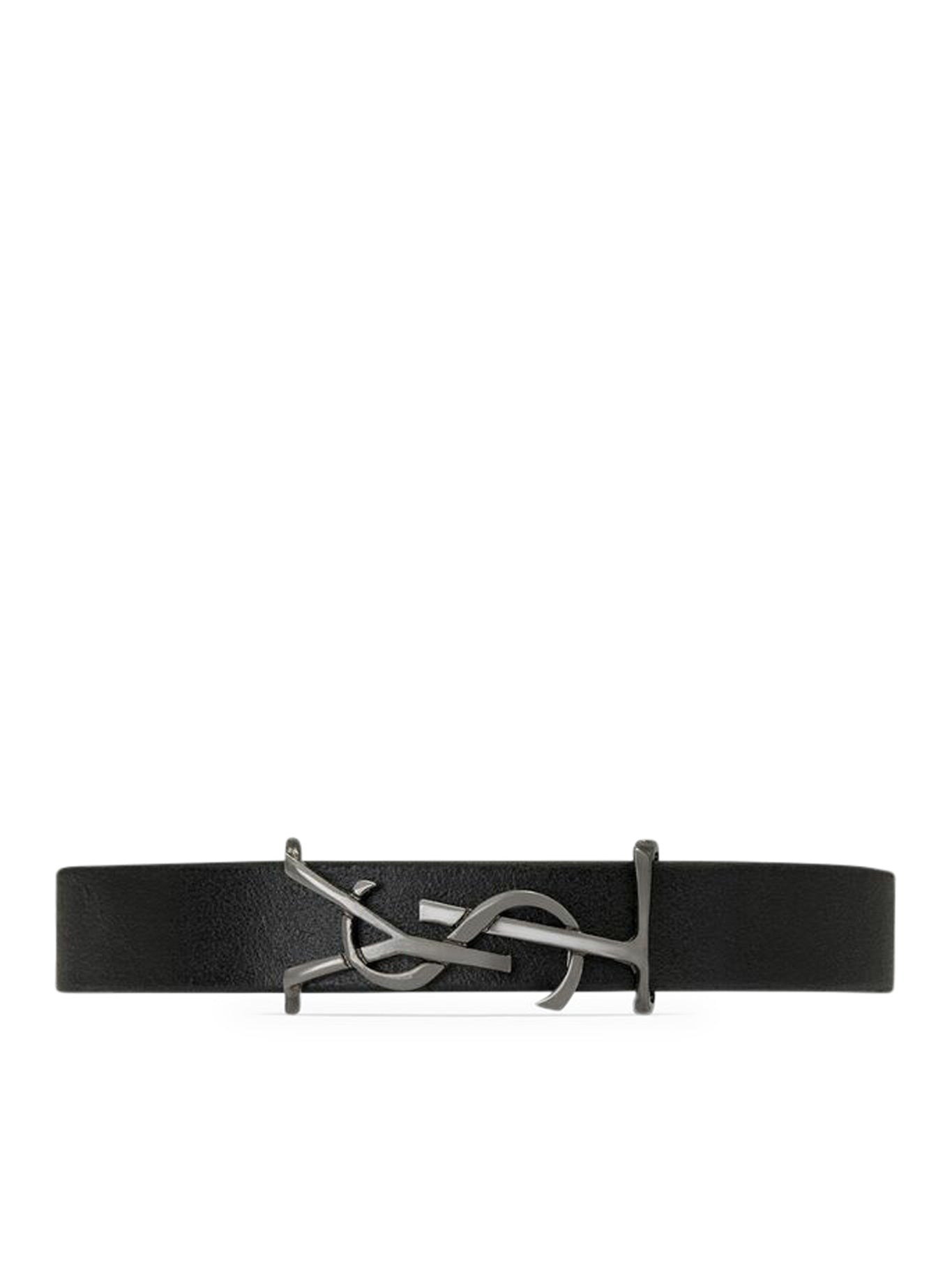 OPYUM BRACELET IN SOFT LEATHER AND METAL