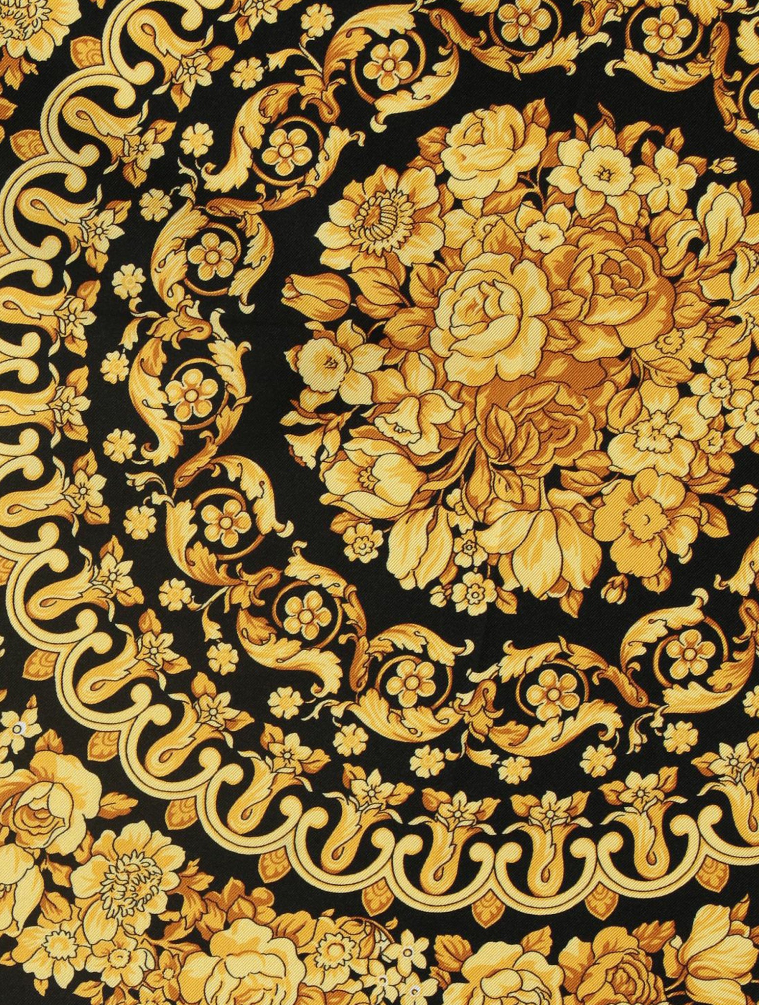 Large Custom Made Versace baroque velvet throw upholstery fabric Multi Color