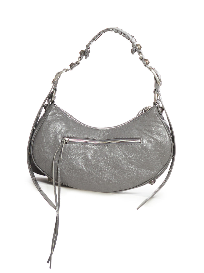 Le Cagole Small Shoulder Bag in Grey