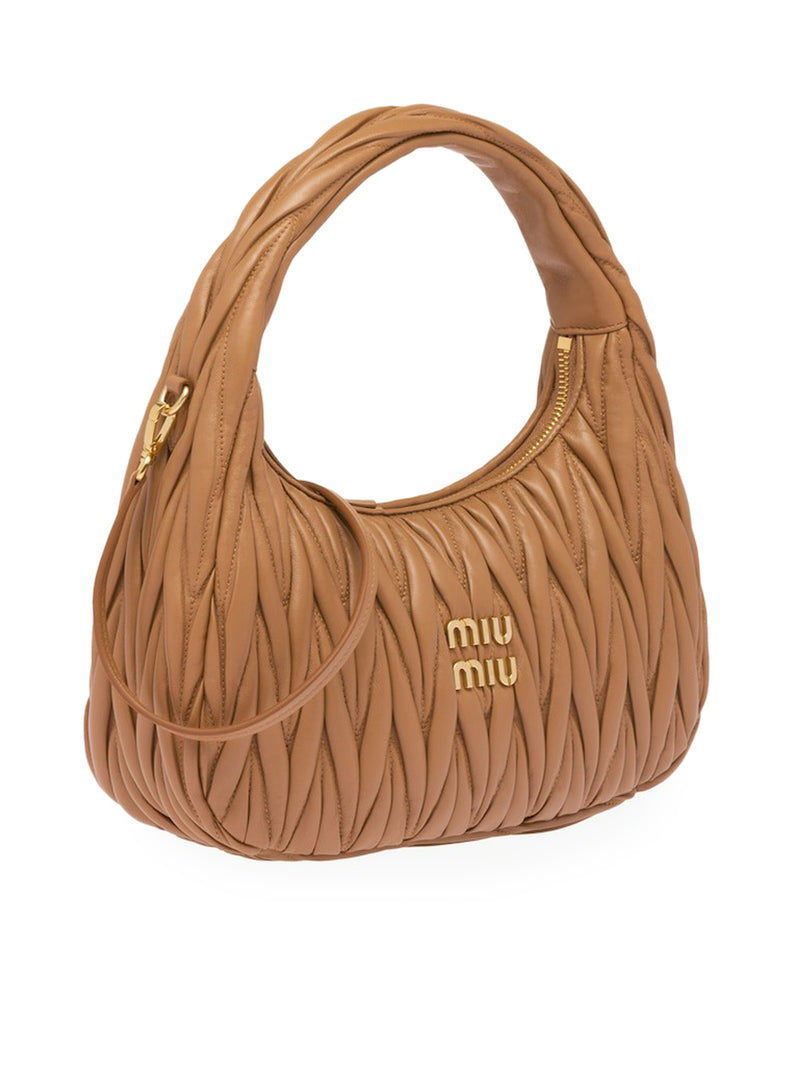 Miu Wander bag in quilted nappa