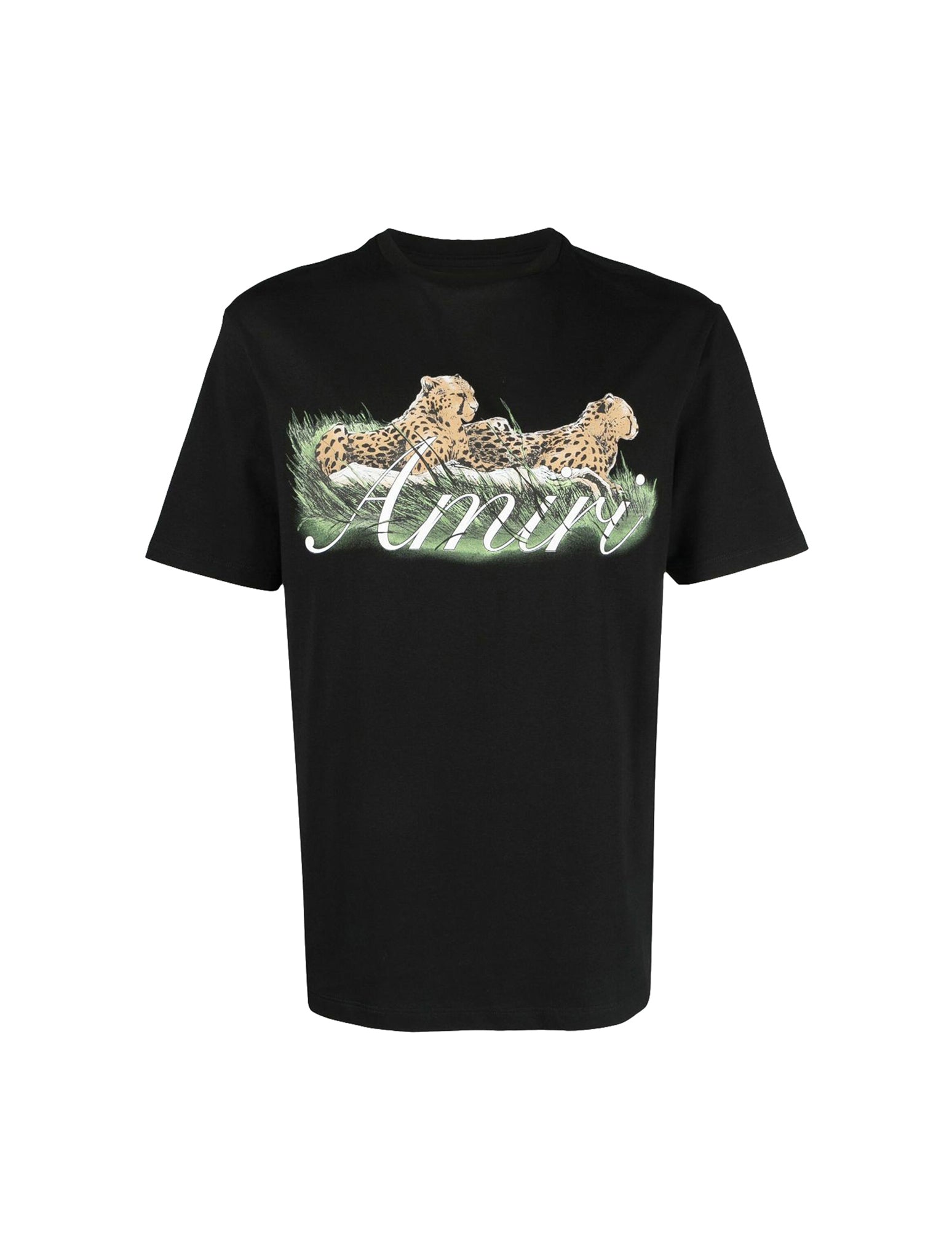 Cheetah logo-print T-shirt