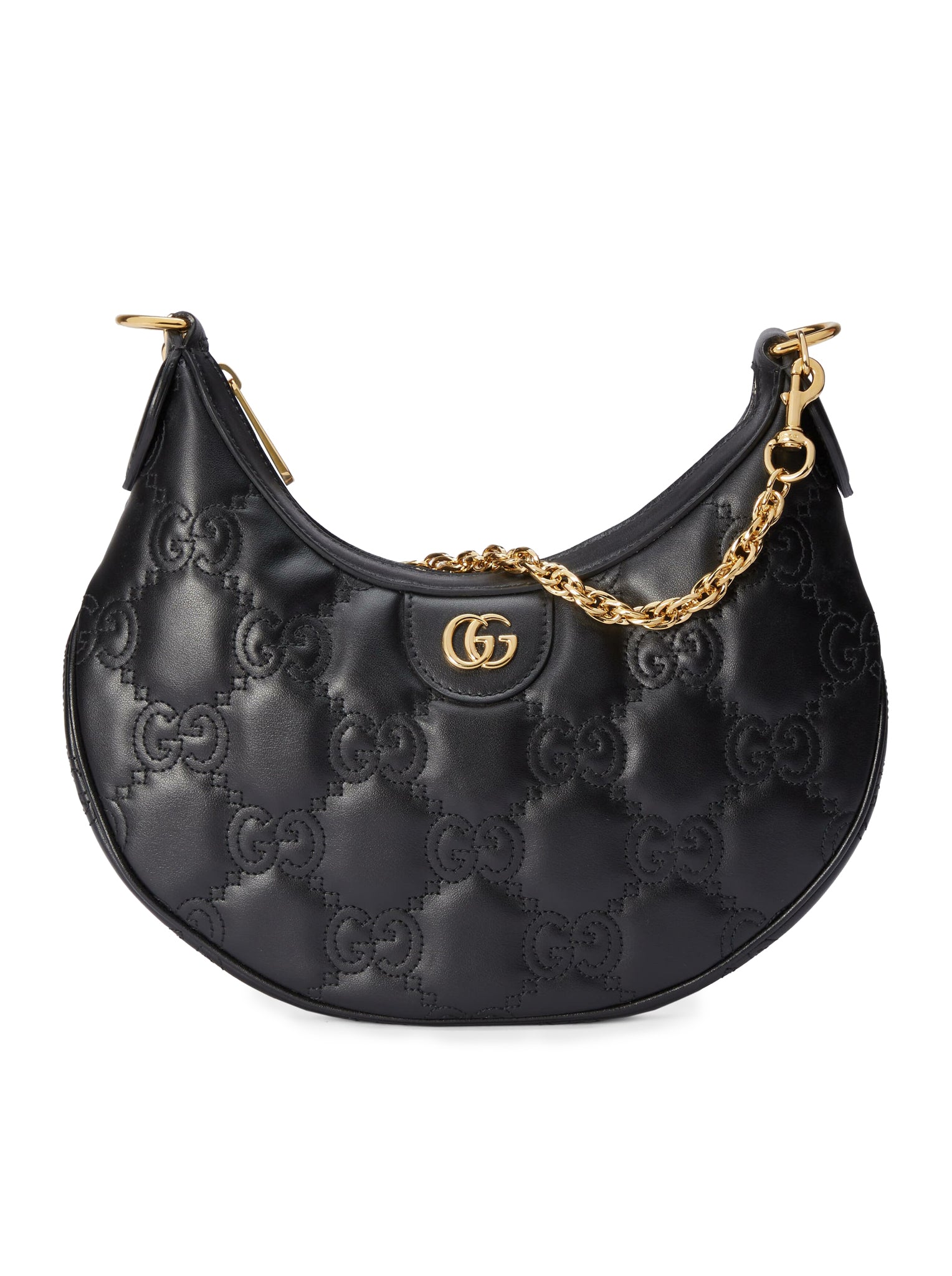 SMALL SIZE SHOULDER BAG IN MATELASSÉ LEATHER WITH GG