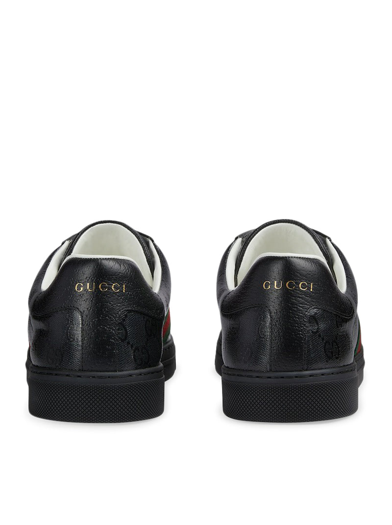 Gucci: Black GG Ace Sneakers
