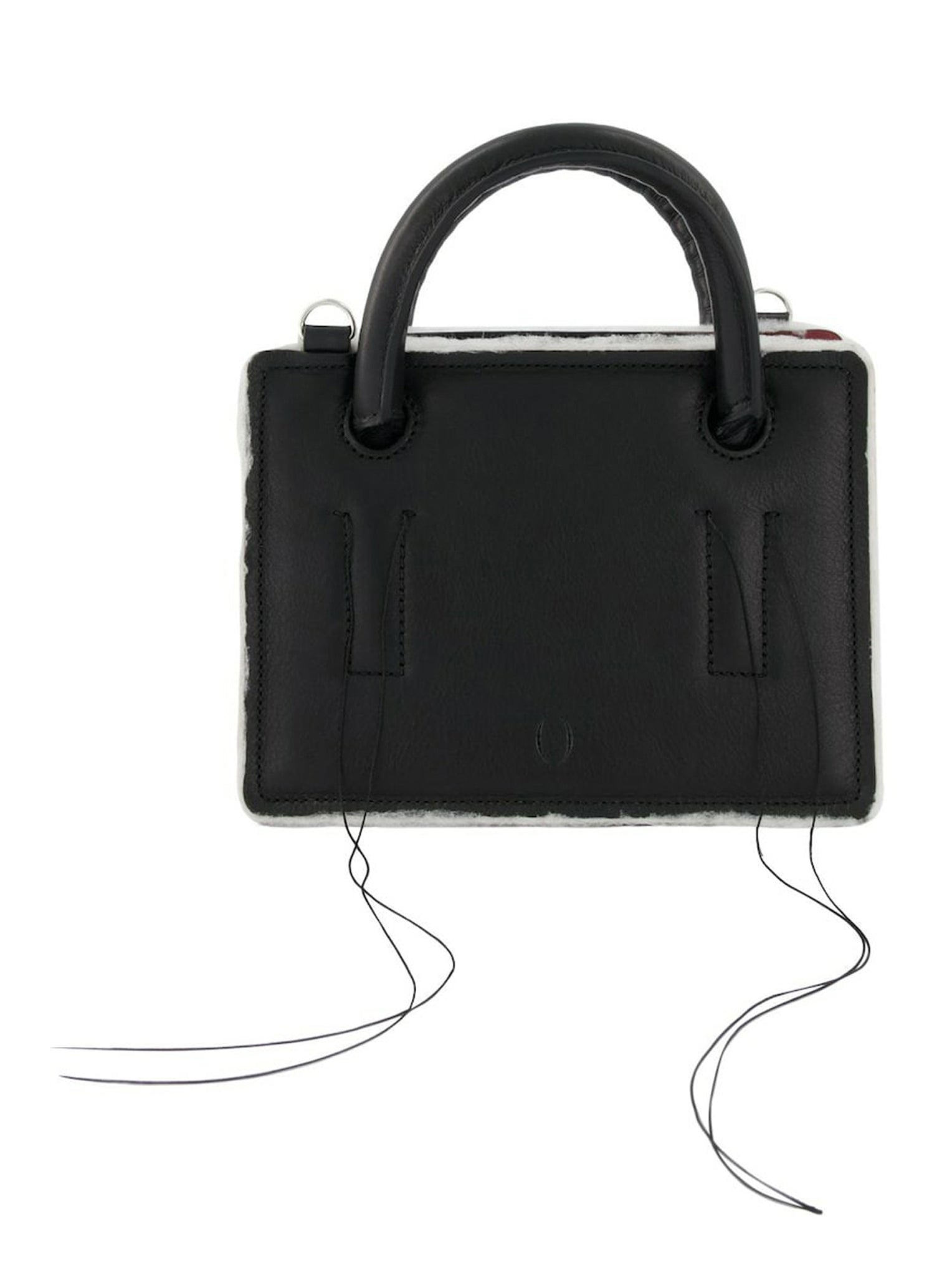 Mini Otto safe leather bag with strap