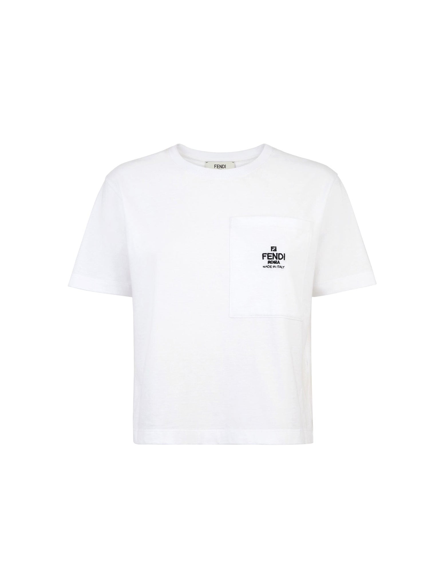 White jersey T-shirt
