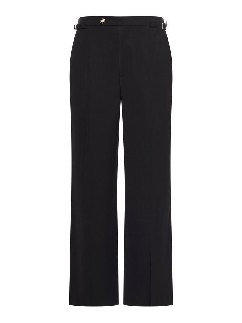 STRAIGHT LEG TROUSER WITH SIDE ADJUSTERS