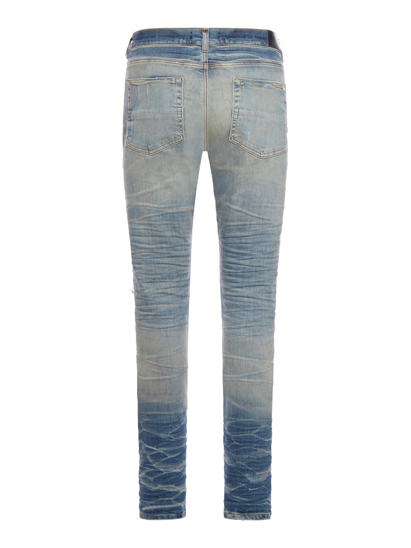 AMIRI BLUE JEANS WITH VINTAGE EFFECT