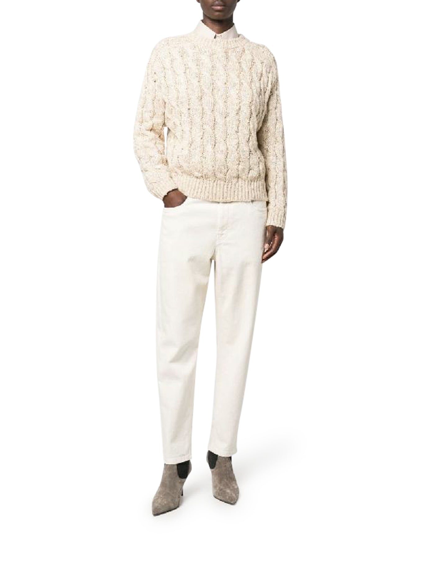 Brunello Cucinelli sweater in Dazzling silk and linen