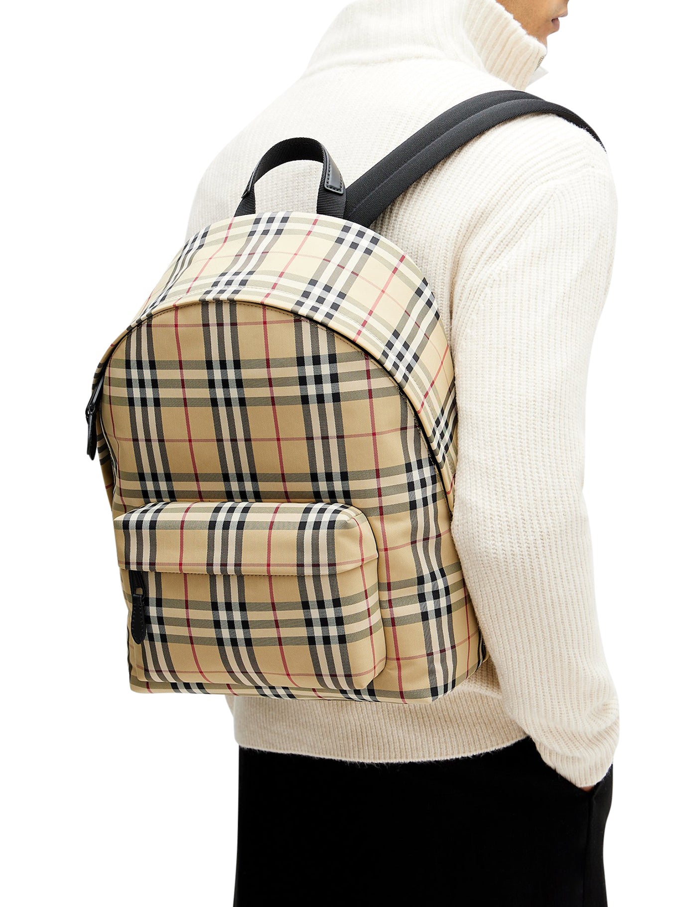 Jett backpack with Vintage Check motif