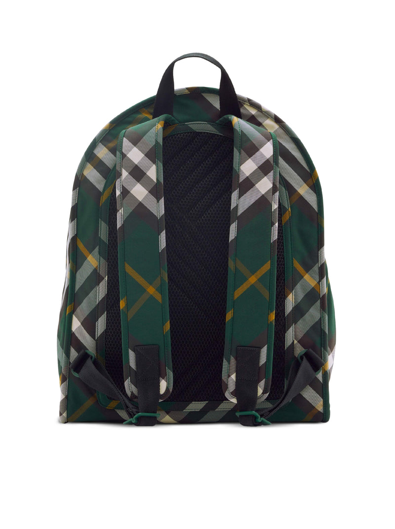 Shield checked backpack