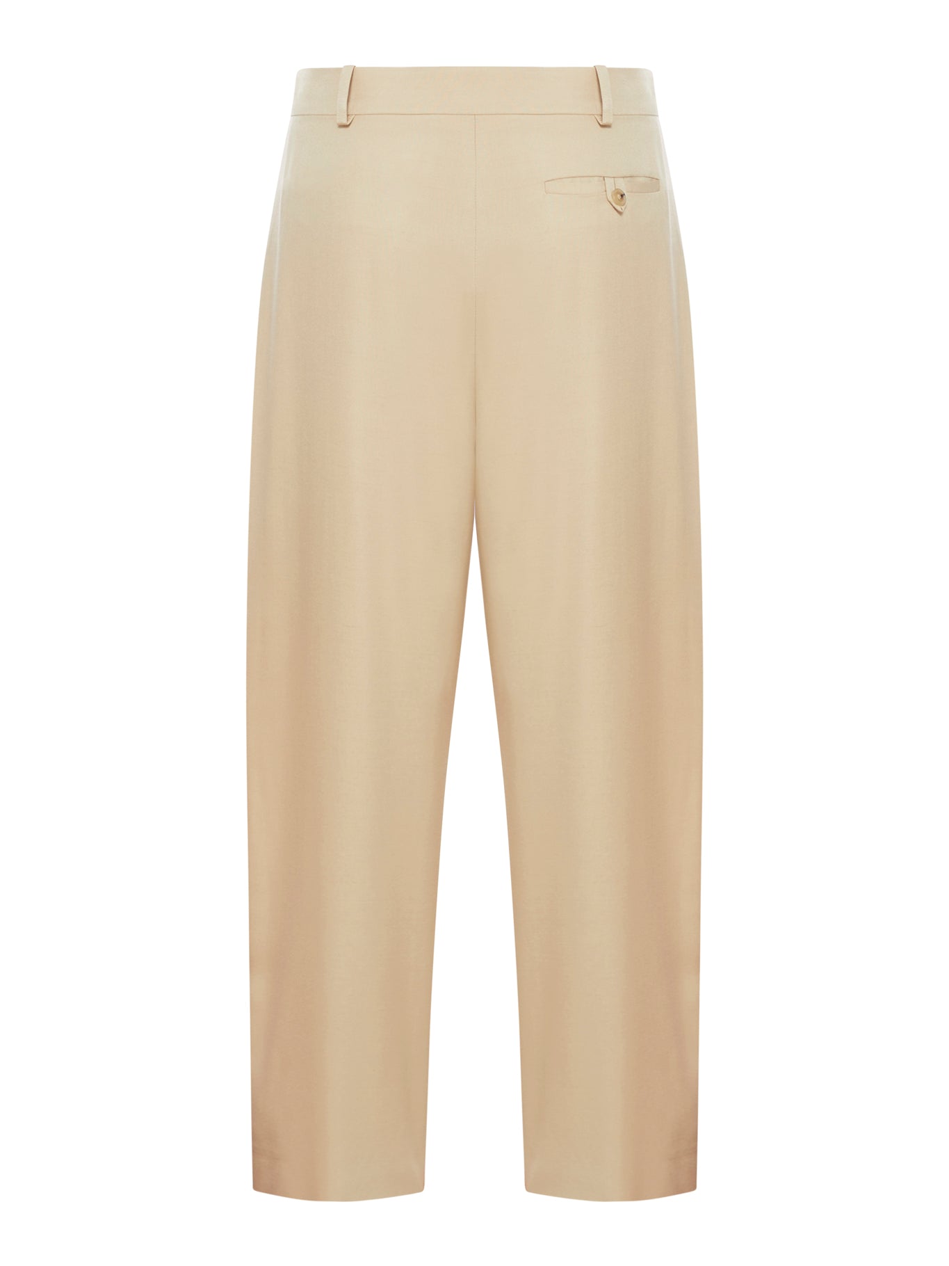 pleated tailored trousers