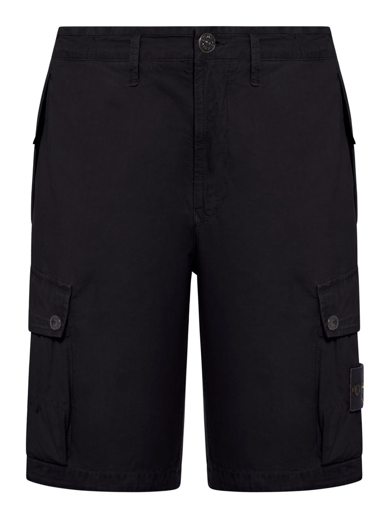 CARGO Bermuda shorts WITH LOGO PATCH AND POCKETS