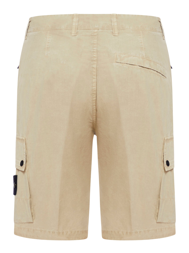 CARGO Bermuda shorts WITH LOGO PATCH AND POCKETS