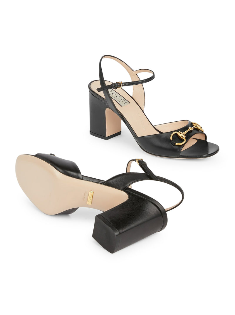WOMEN`S SANDAL WITH CLAMP AND MEDIUM HEEL