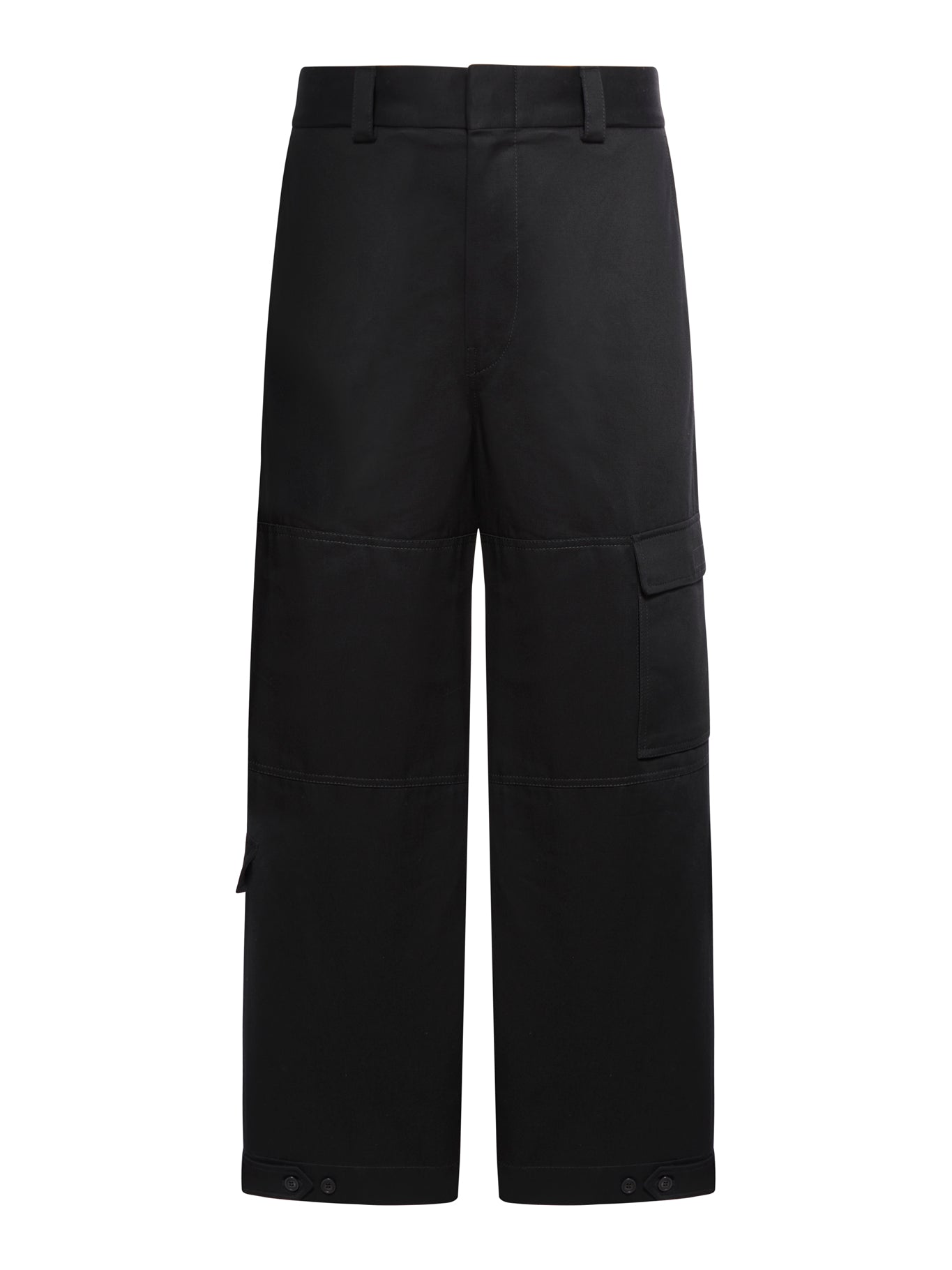 CARGO PANTS IN COTTON DRILL WITH PATCH