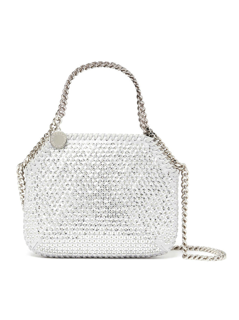 Falabella crystal mesh mini tote bag