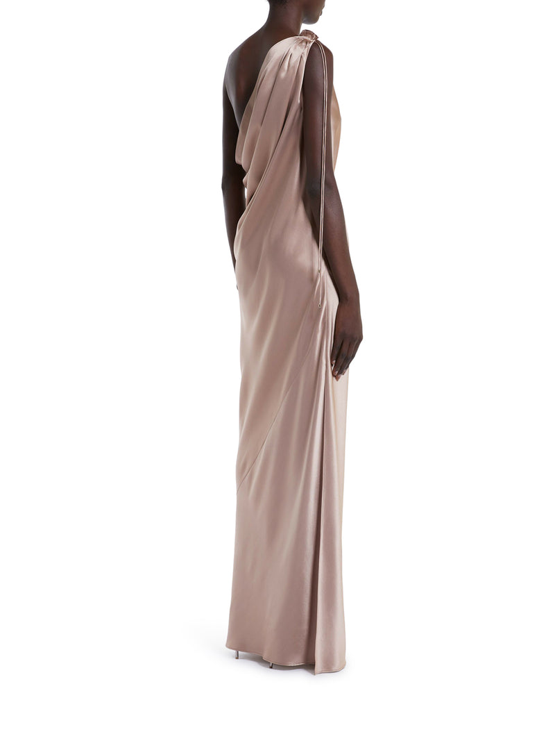 Long silk dress