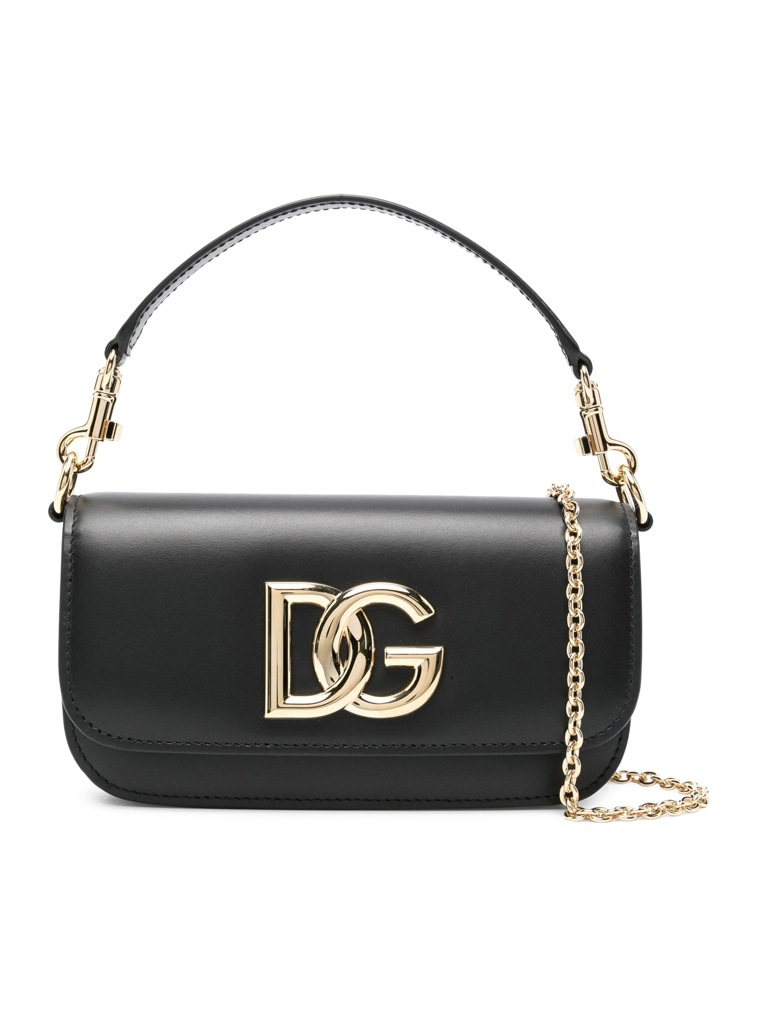 Shoulder bag with DG plaque