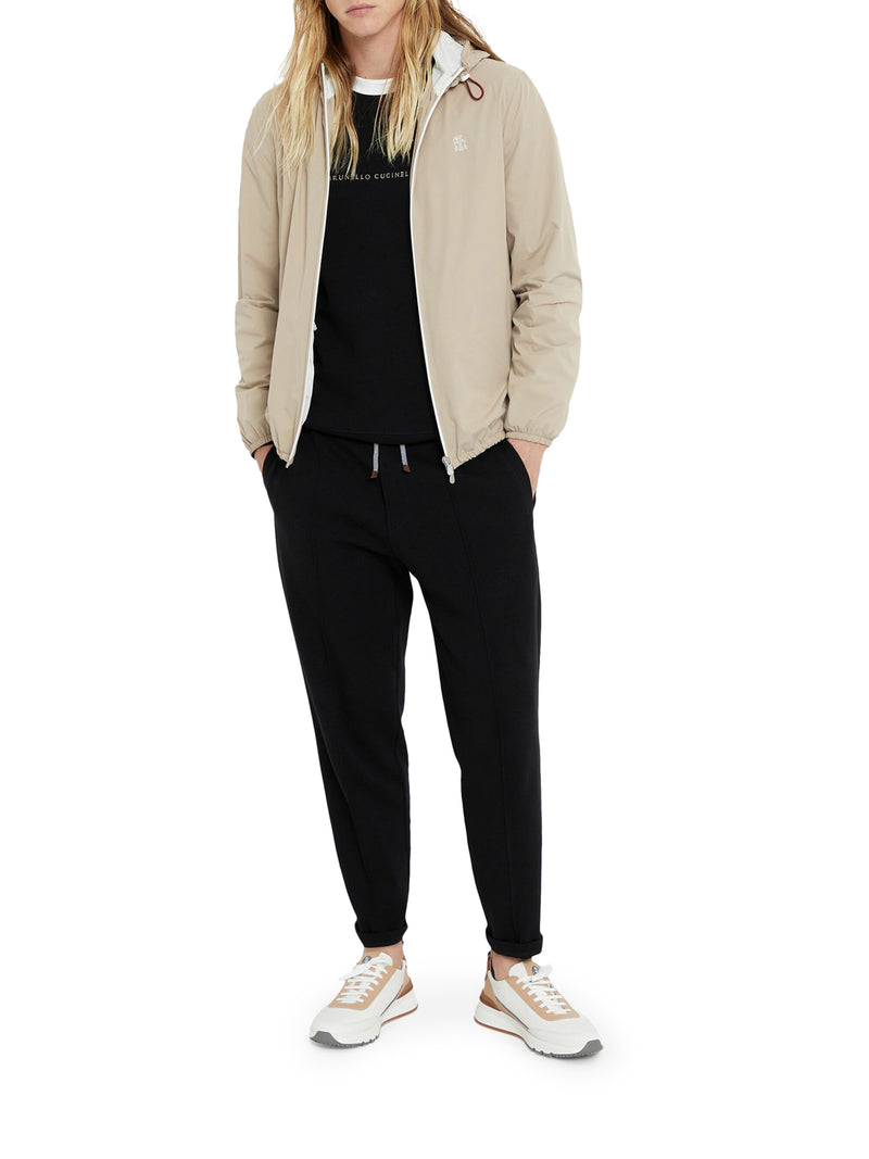 drawstring-waist track pants