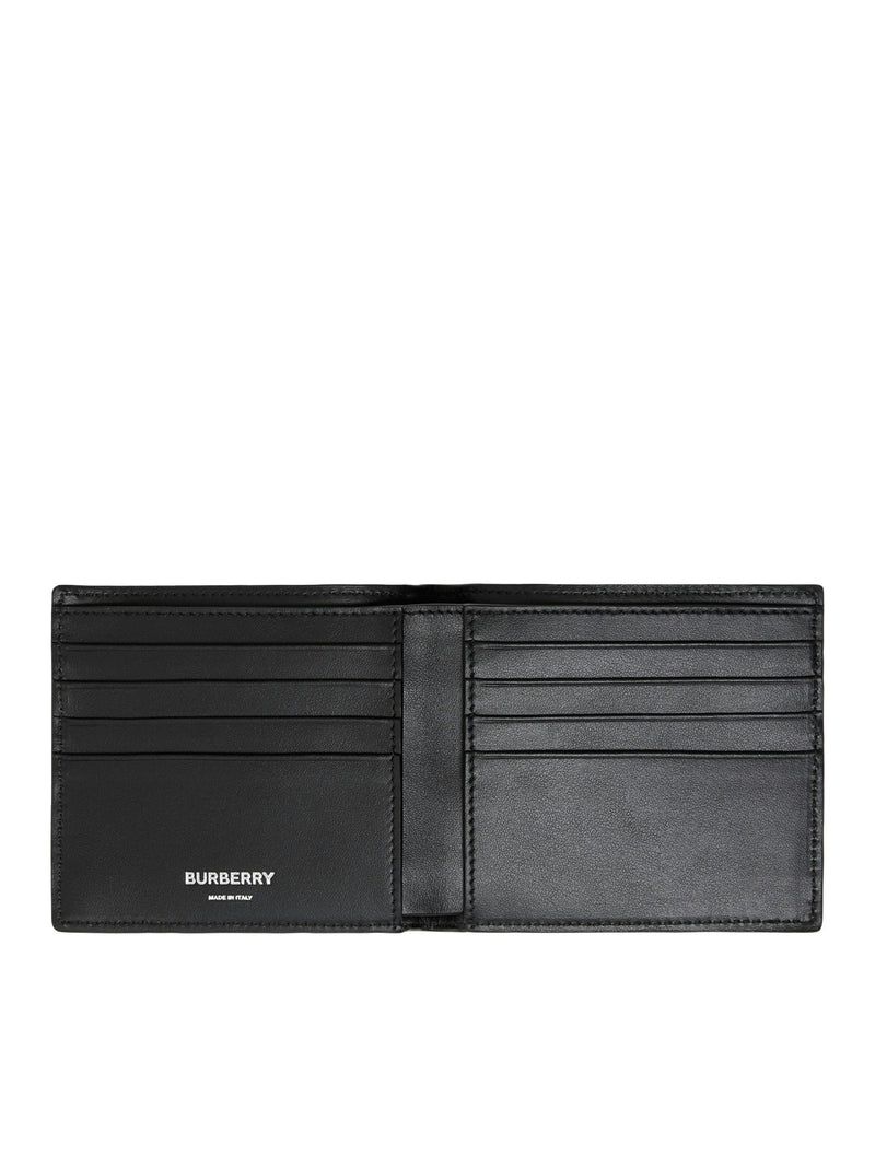Bi-fold leather wallet