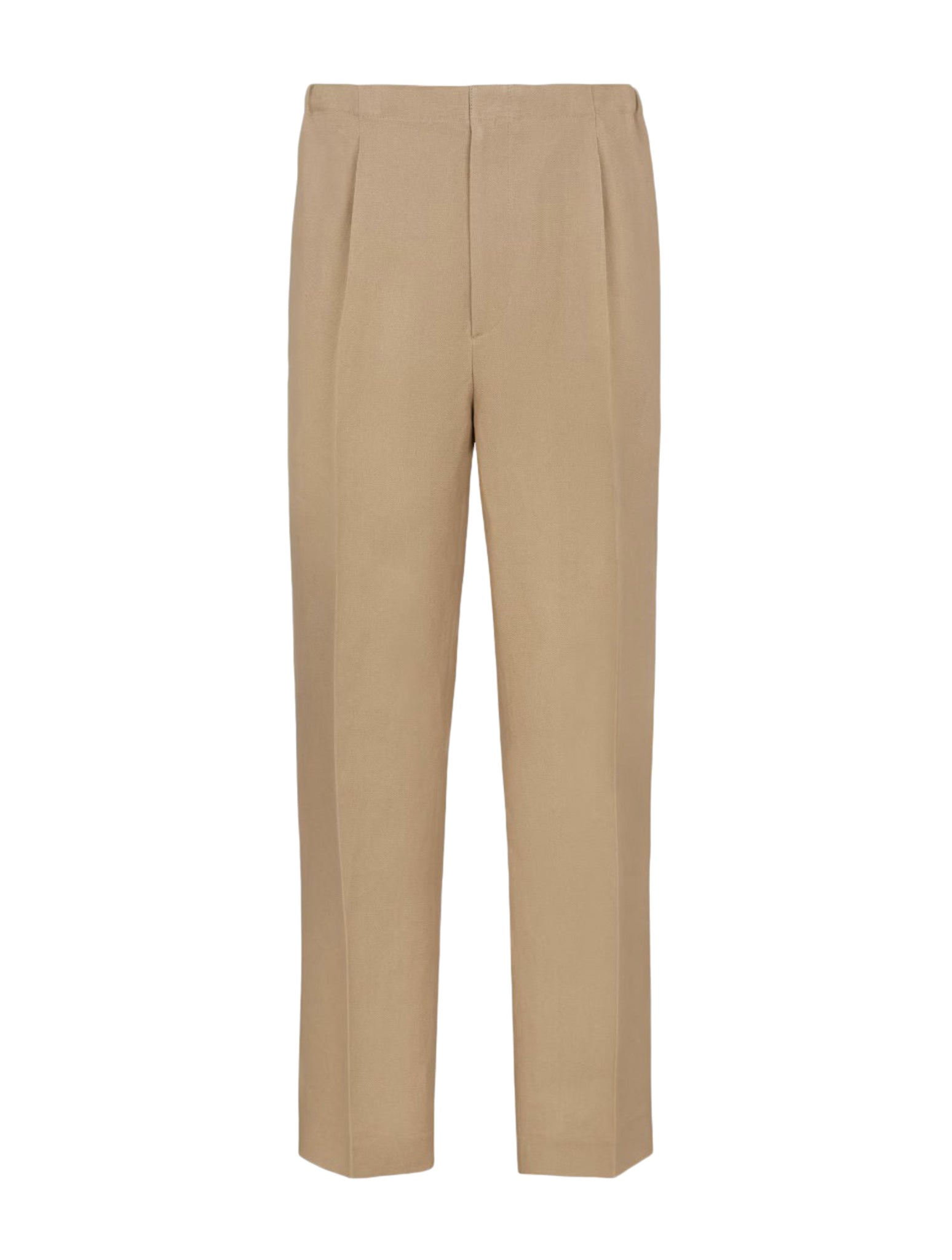 Beige canvas trousers