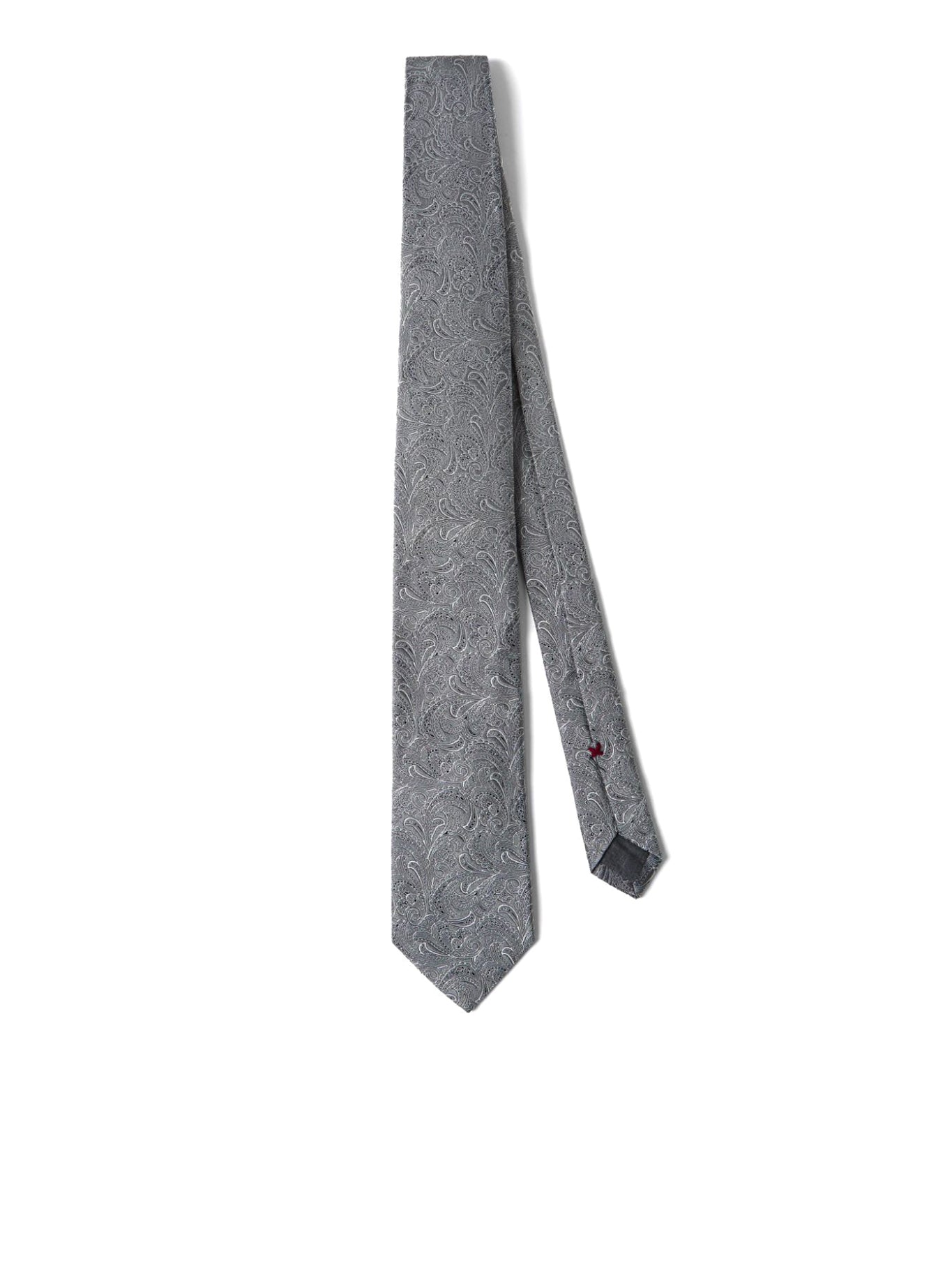 Tie with jacquard effect