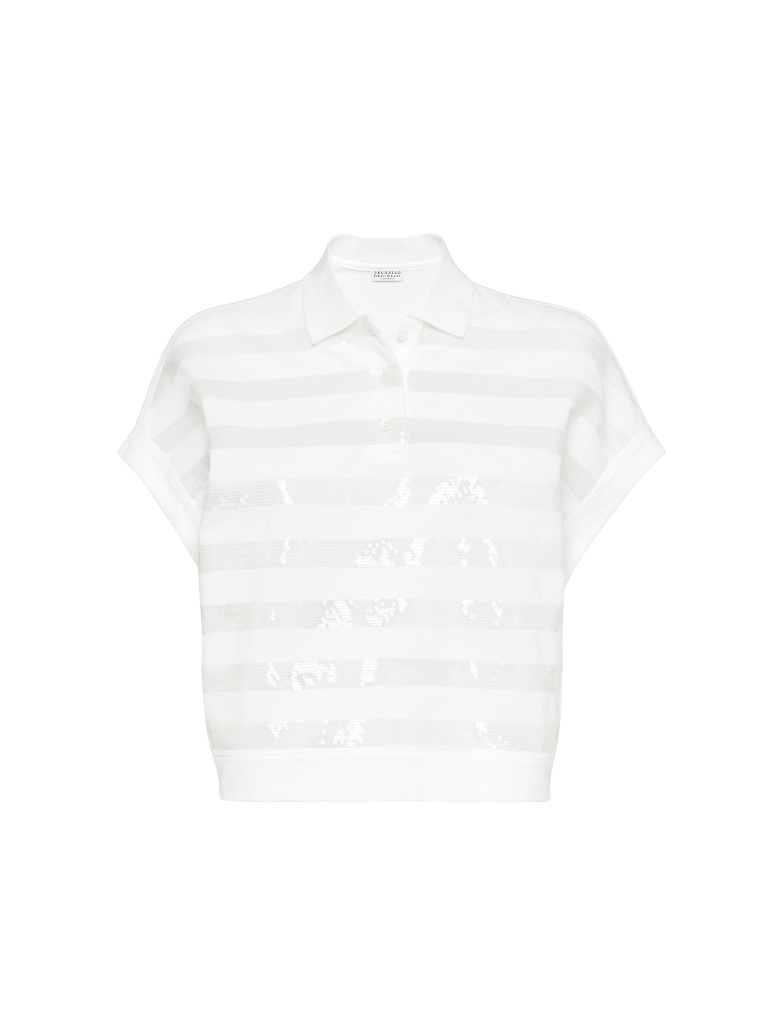 Polo shirt with sequins