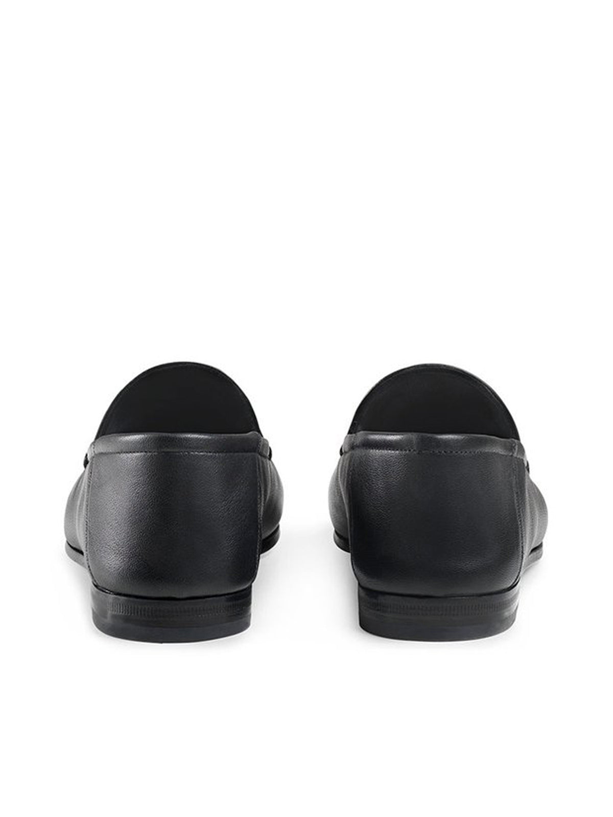 black Brixton Horsebit leather loafers